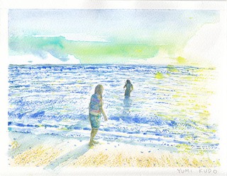 Sunset on the beach